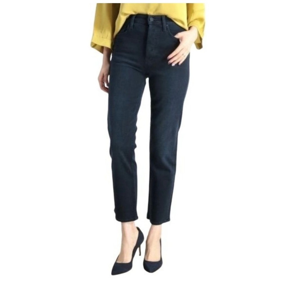 Mother The Tomcat Jeans High Rise Straight Leg Storm‎ Clouds 26
